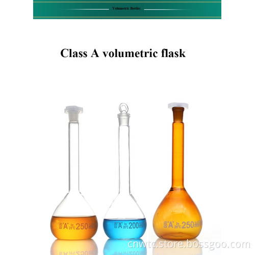 Brown Volumetric Bottles: 250ml and 500ml Chemical Dosing Bottles